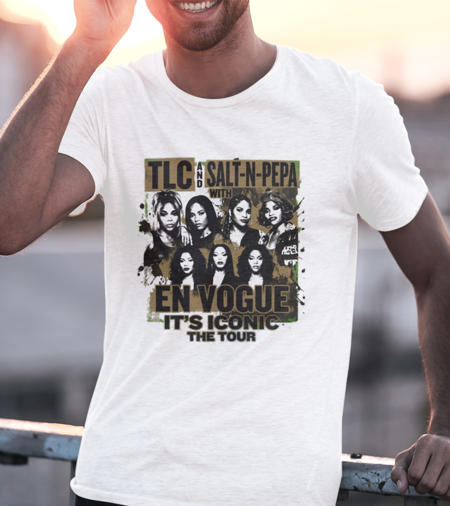 TLC Salt N Pepa With En Vogue It's Iconic The Tour T-Shirt