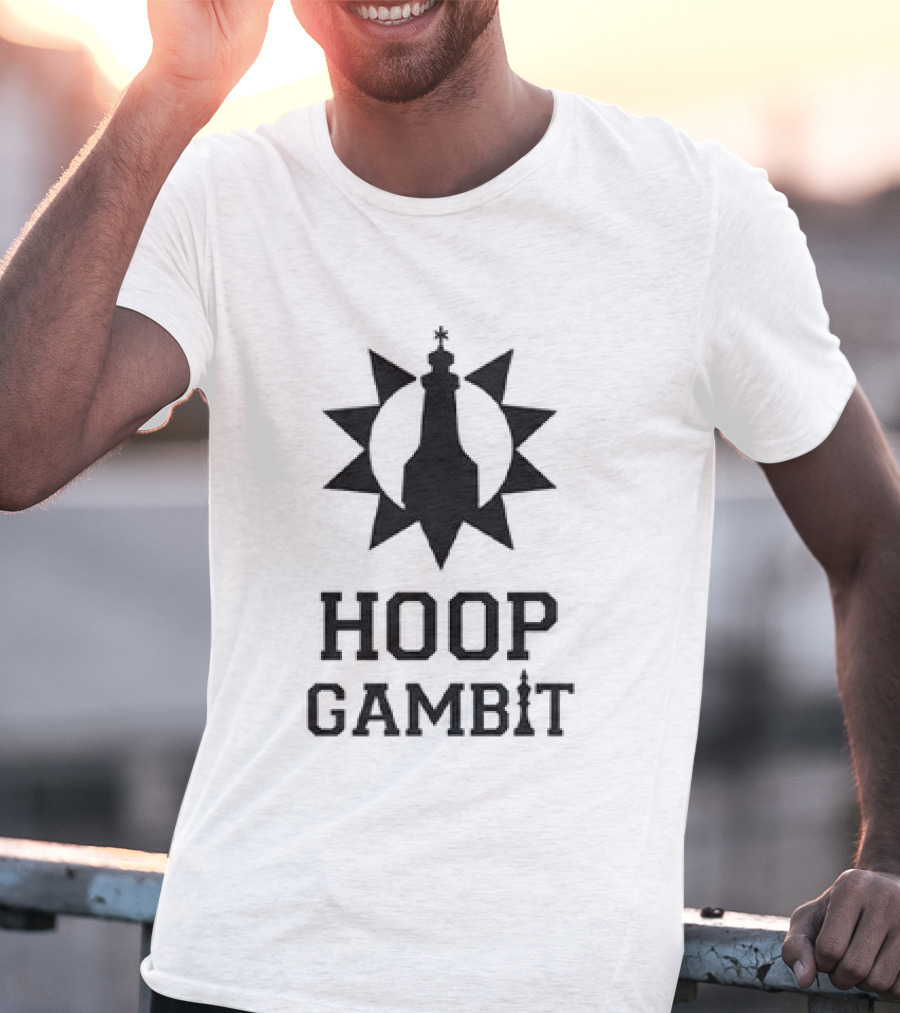 Victor Wembanyama Hoop Gambit Basketball Chess Fusion Starburst T-Shirt