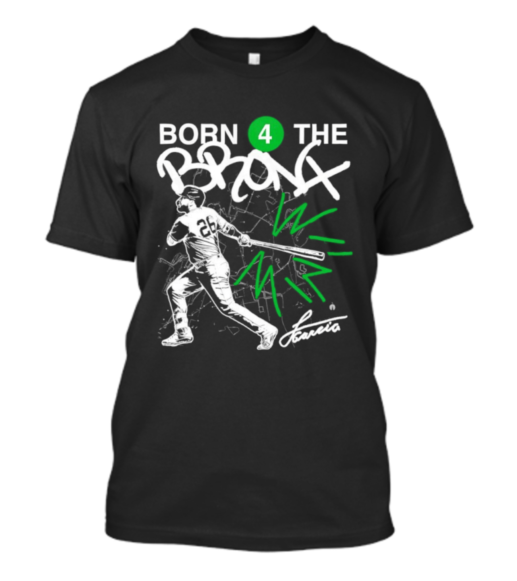 Born 4 The Bronx New York Yankees Luis Garcia Jr. Sports T-Shirt