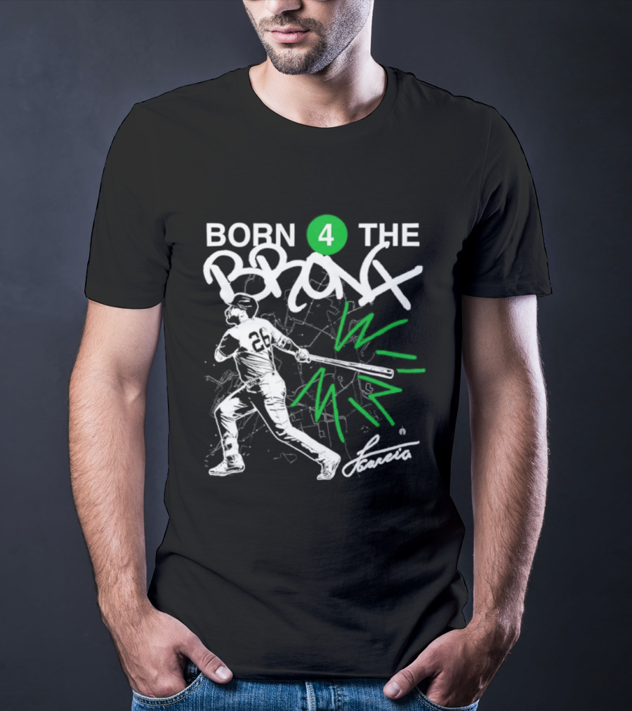 Born 4 The Bronx New York Yankees Luis Garcia Jr. Sports T-Shirt