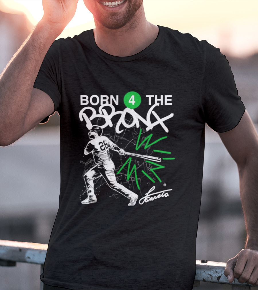 Born 4 The Bronx New York Yankees Luis Garcia Jr. Sports T-Shirt