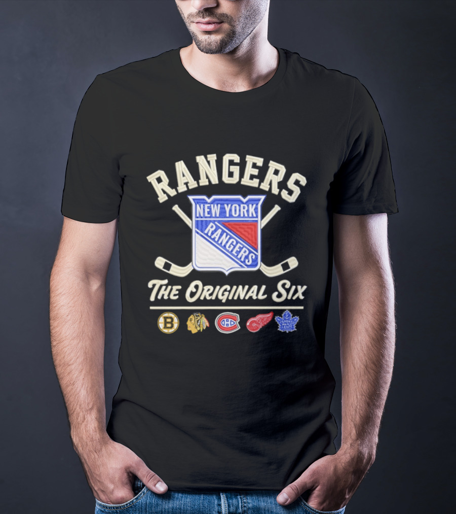 New York Rangers The Original Six NHL Hockey Iconic Teams T-Shirt