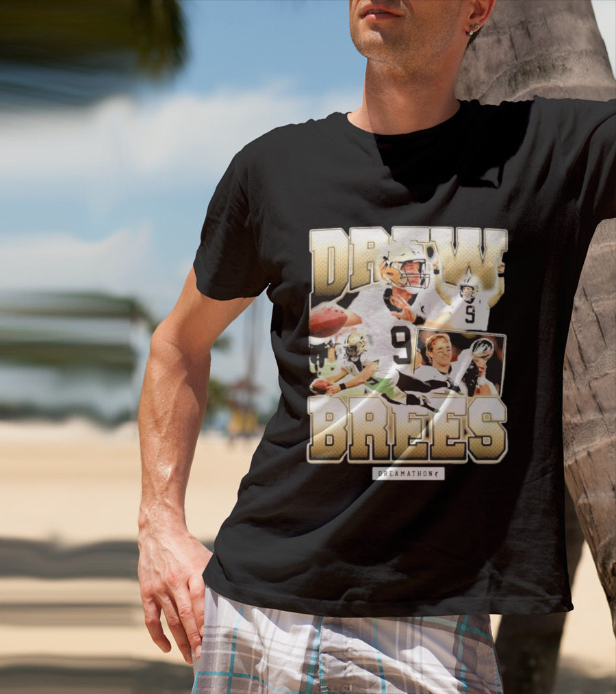 Drew Brees New Orleans 9 Dreamathon T-Shirt