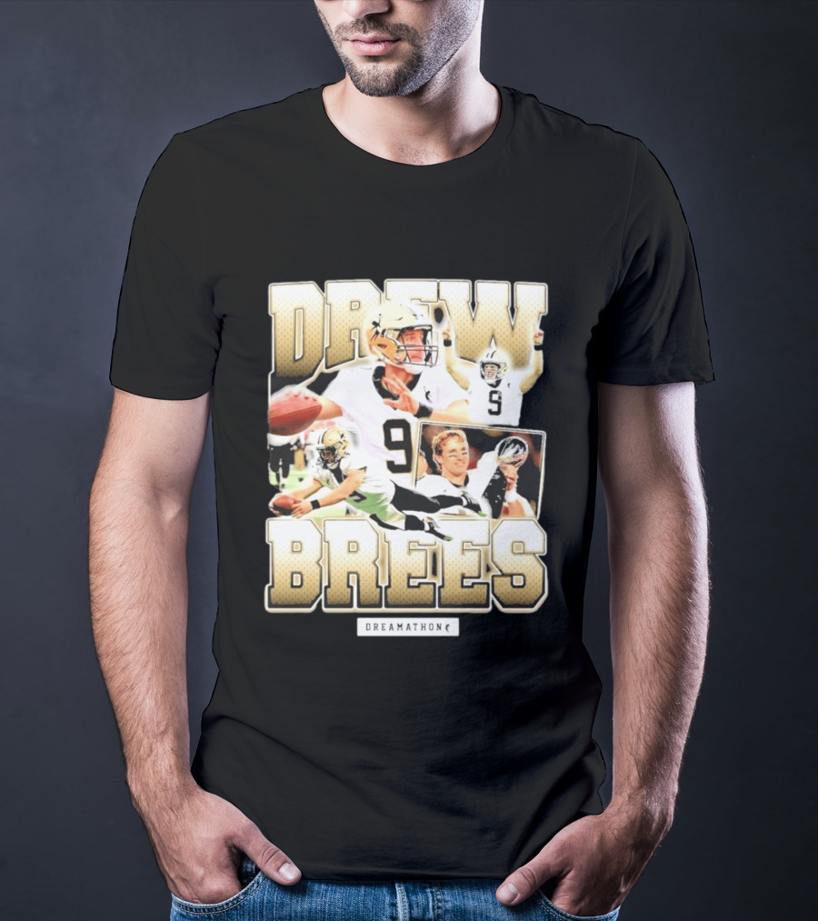 Drew Brees New Orleans 9 Dreamathon T-Shirt