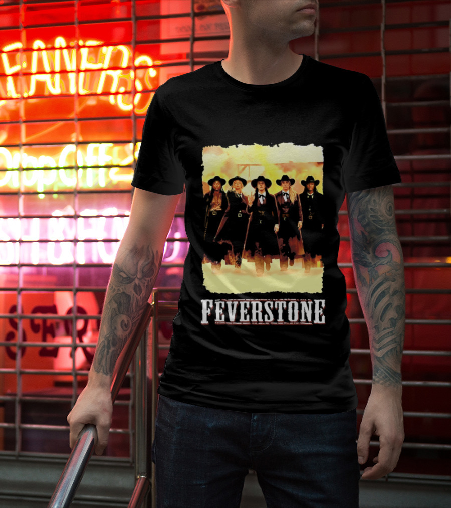 Indiana Fever Feverstone Meme Team Members In Old West T-Shirt