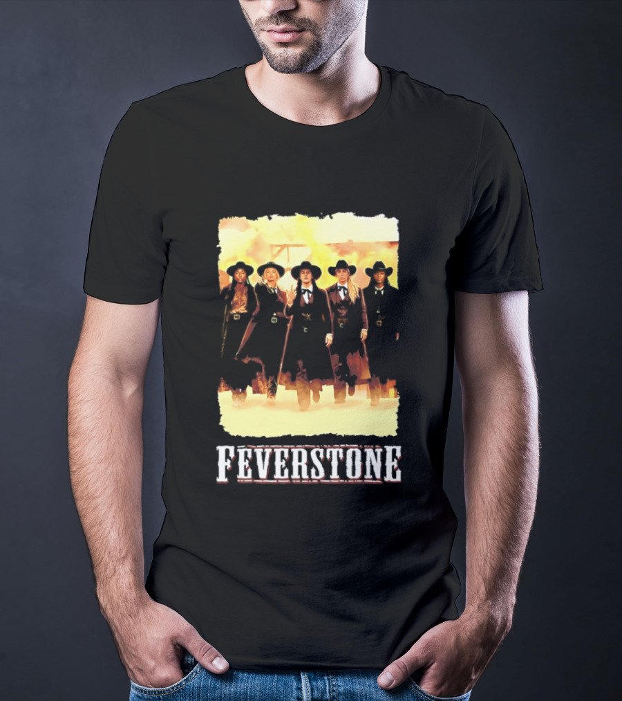 Indiana Fever Feverstone Meme Team Members In Old West T-Shirt