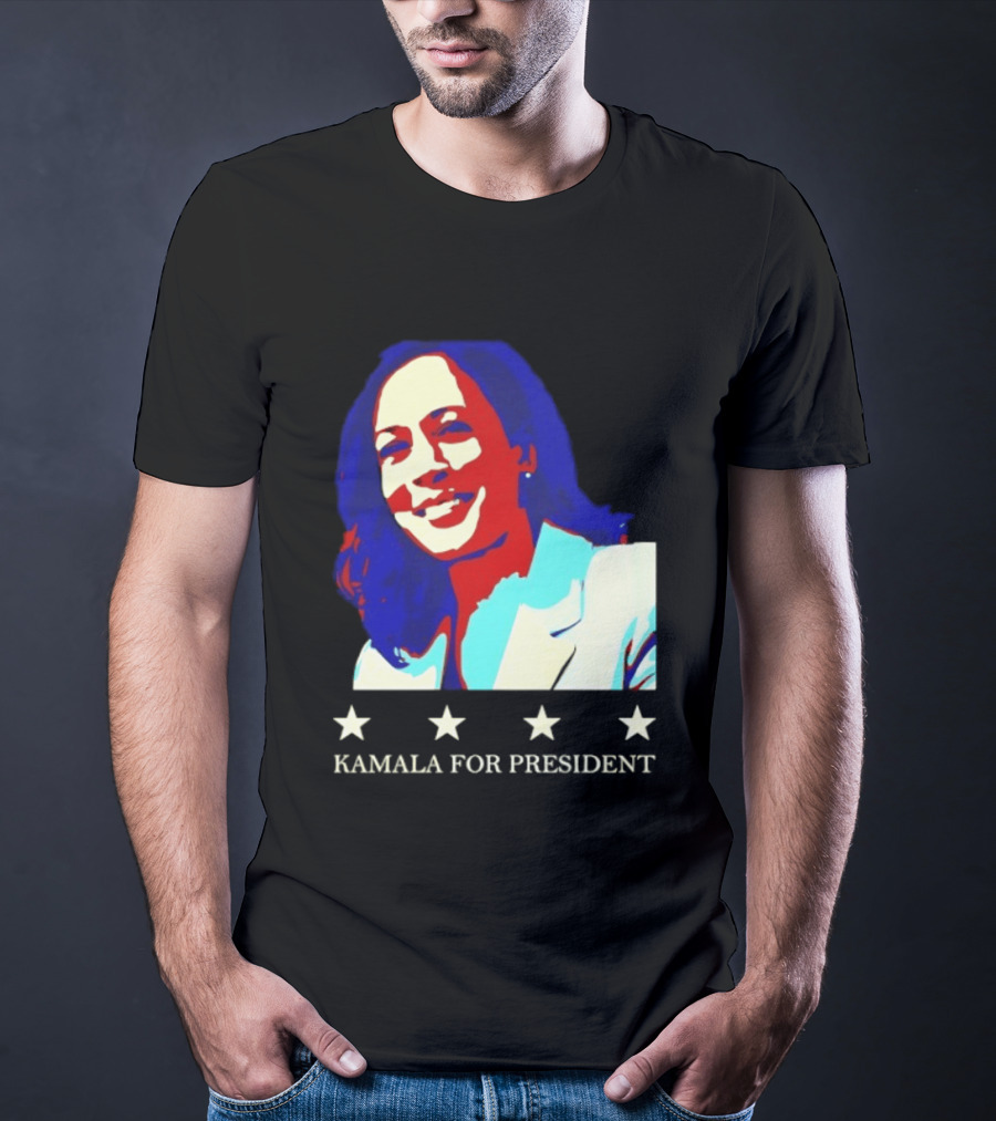 Kamala Harris Kamala For President Presidential Campaign Stars T-Shirt