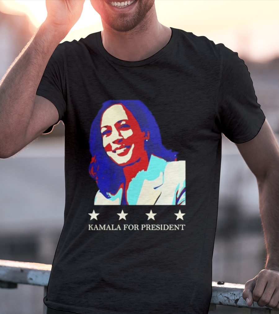 Kamala Harris Kamala For President Presidential Campaign Stars T-Shirt