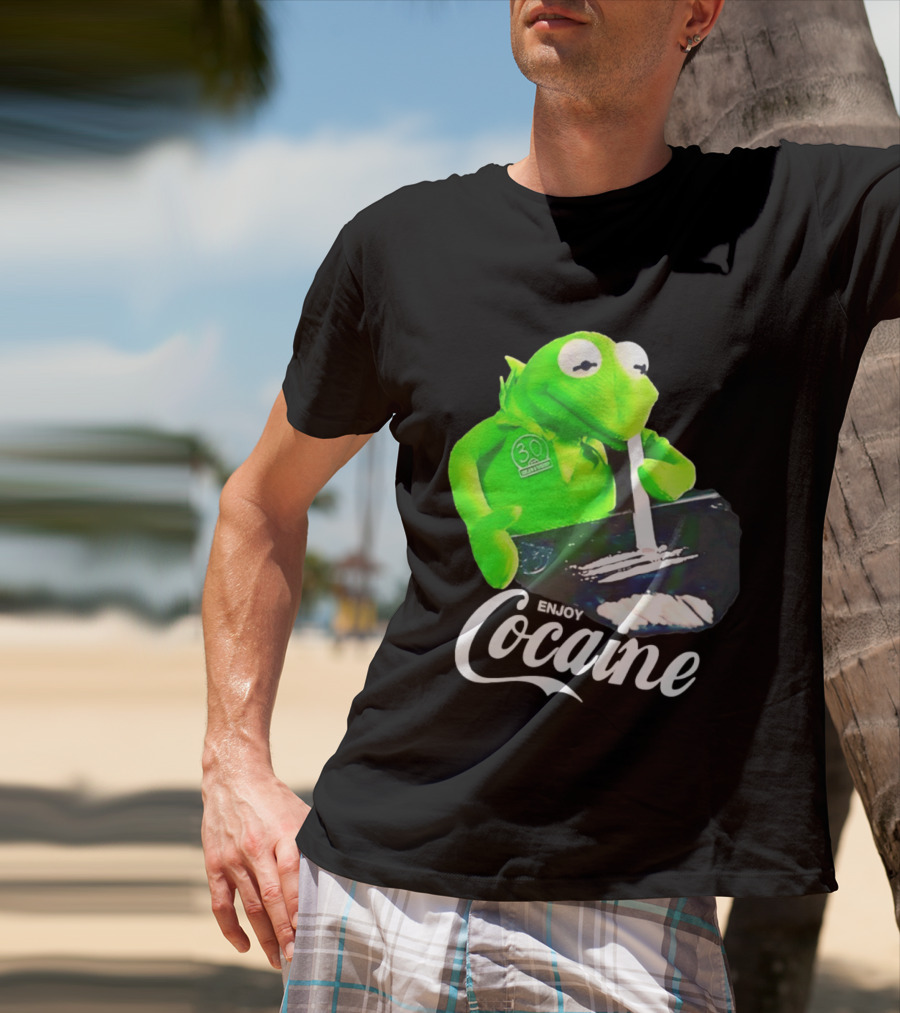 Kermit The Frog Enjoy Cocaine Muppets T-Shirt