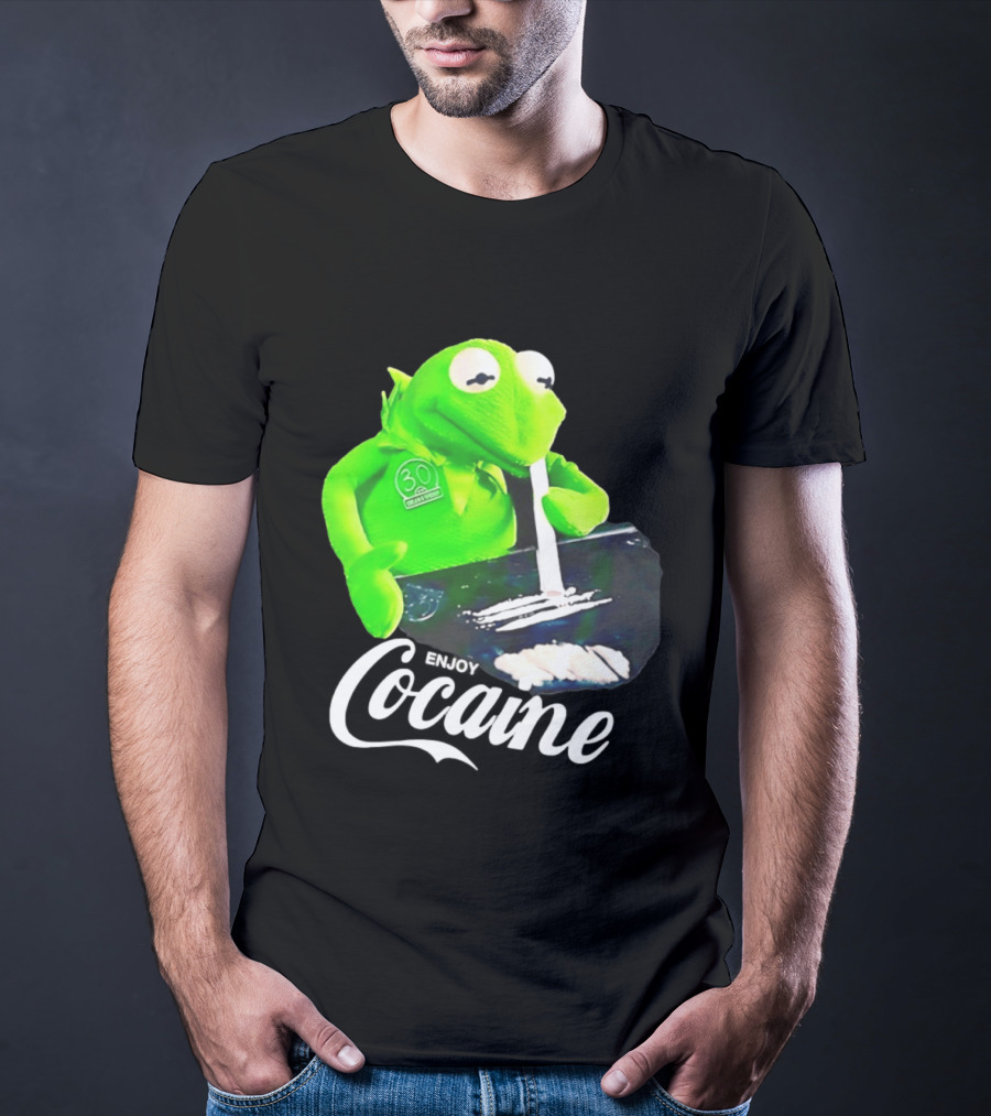 Kermit The Frog Enjoy Cocaine Muppets T-Shirt