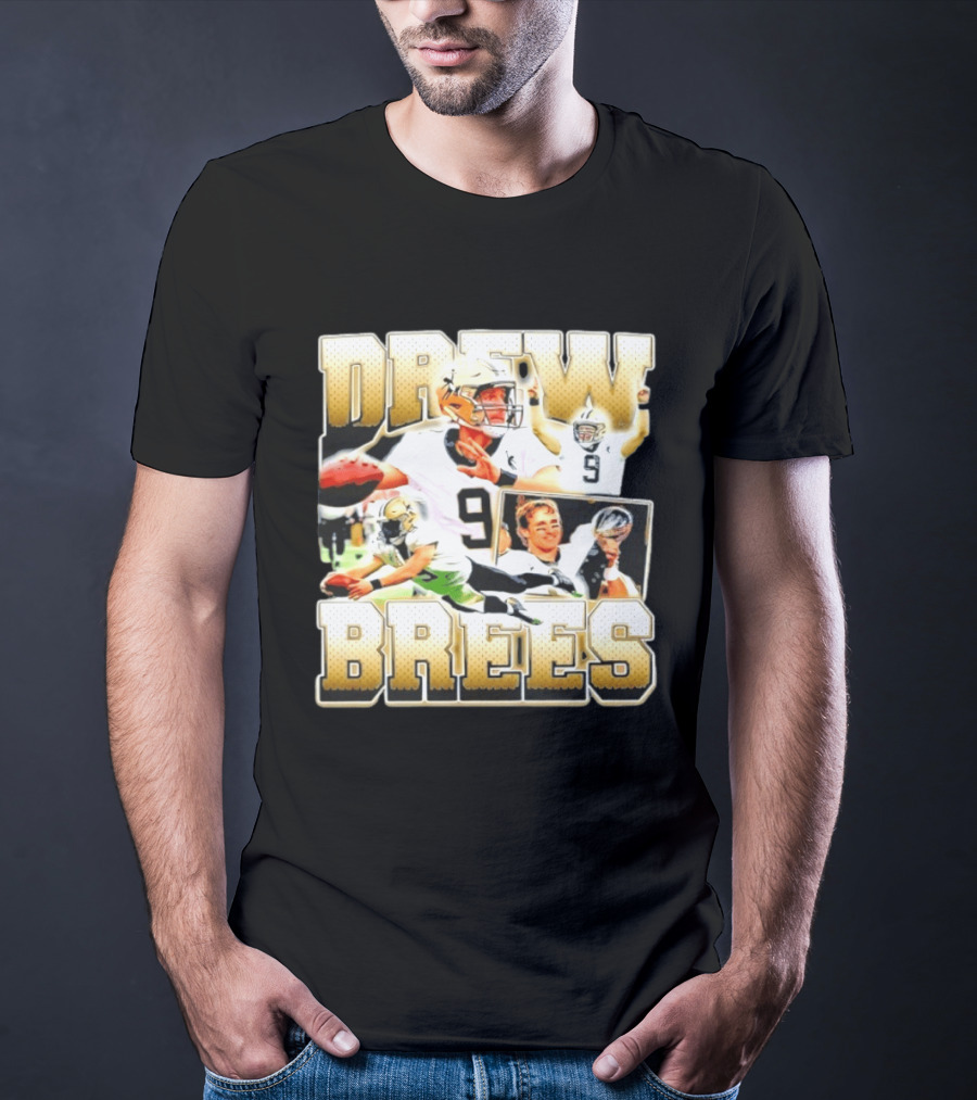 Drew Brees 9 New Orleans Saints Legend T-Shirt