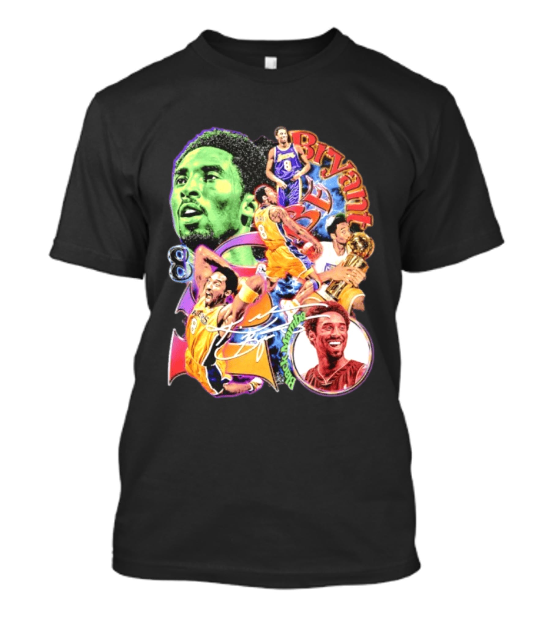Kobe Bryant 8 Los Angeles Lakers NBA Champion Legacy T-Shirt