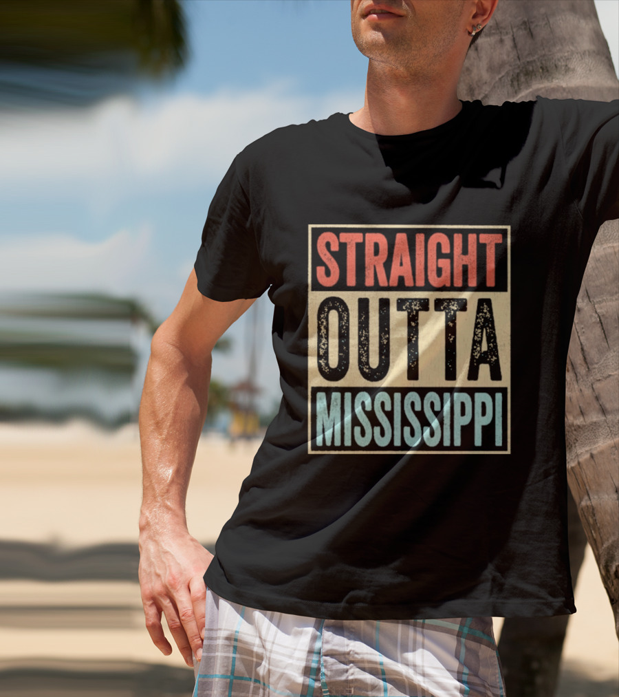 Straight Outta Mississippi Souvenir Performance T-Shirt