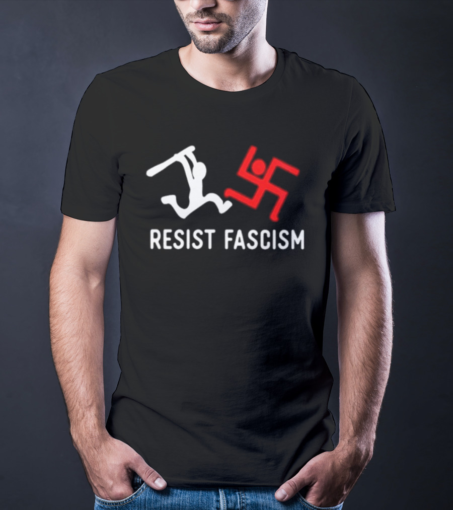 Resist Fascism Anti Nazi Anti Fascist Equality T-Shirt