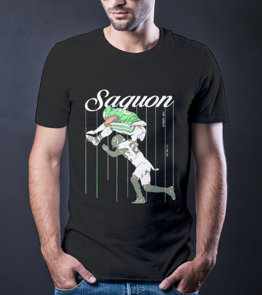 Saquon Barkley Backwards Hurdle Against Philadelphia Eagles T-Shirt