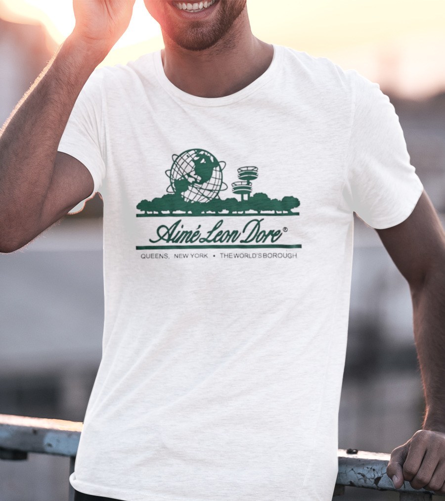 Aimé Leon Dore Queens New York World's Borough Unisphere T-Shirt