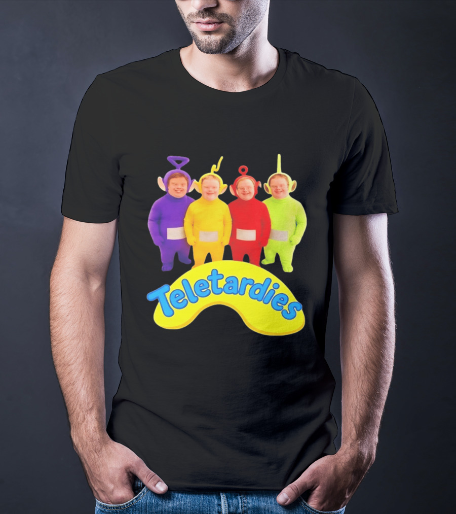 Teletardies Teletubbies Down Syndrome T-Shirt
