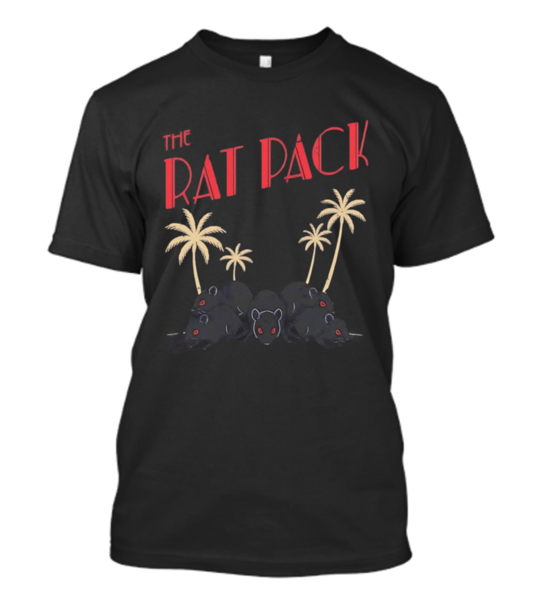 The Rat Pack Florida Panthers Hockey Team Vintage Rats And Palms T-Shirt