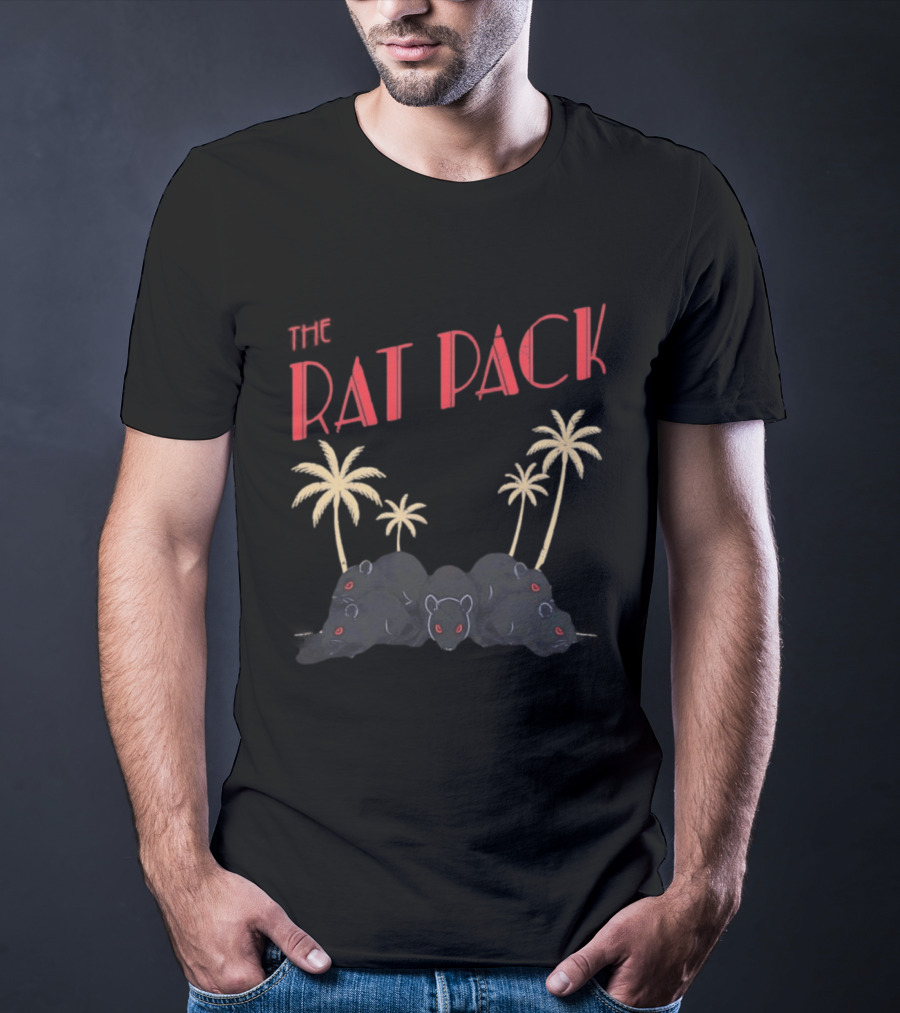 The Rat Pack Florida Panthers Hockey Team Vintage Rats And Palms T-Shirt