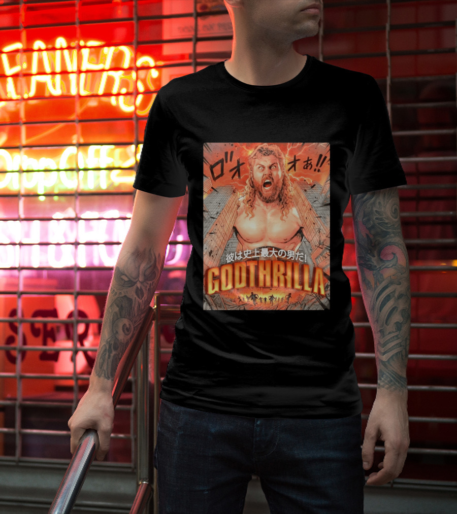 Thrillbilly Silas Mason Godthrilla Comic Style Explosion Scene T-Shirt