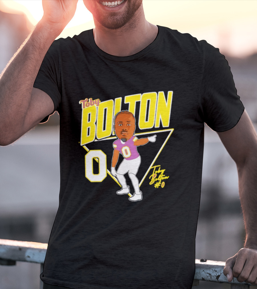 Toby Bolton 0 Caricature Tennessee Tech Football T-Shirt