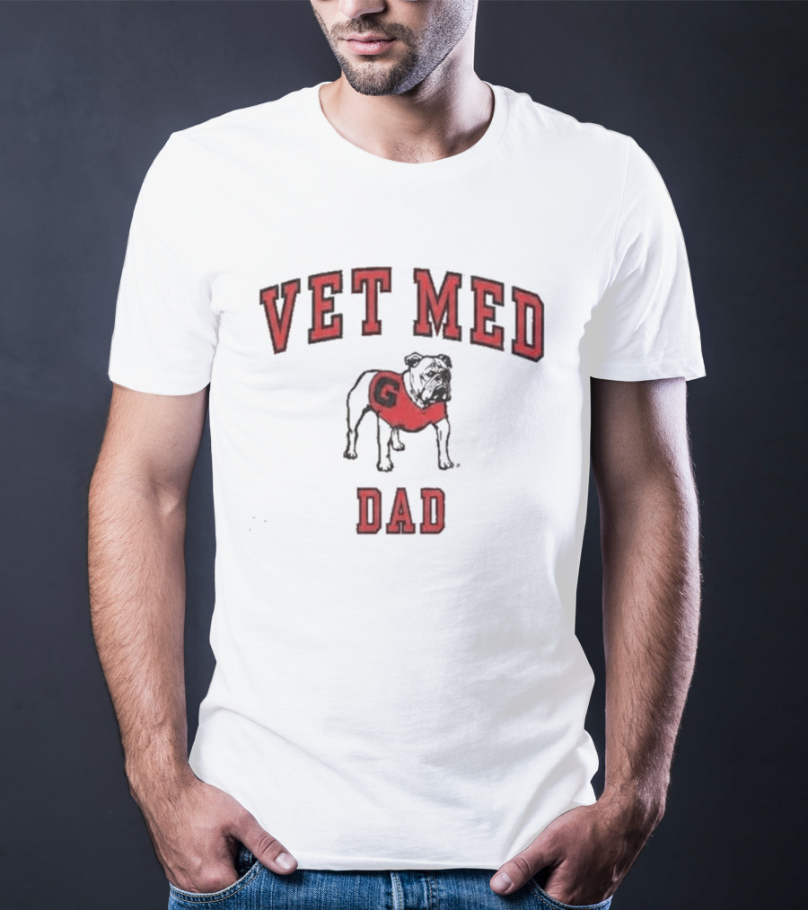 Vet Med Dad Bulldog G T-Shirt