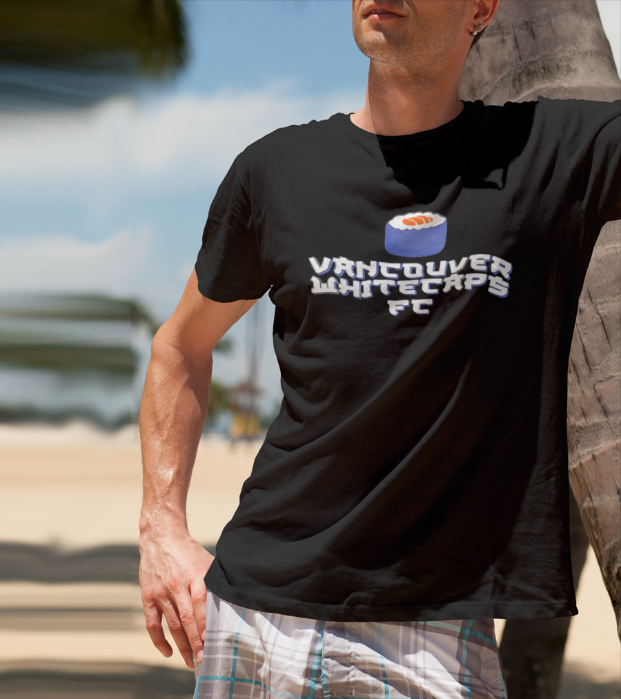 Vancouver Whitecaps FC Sushi Roll Soccer Fan T-Shirt