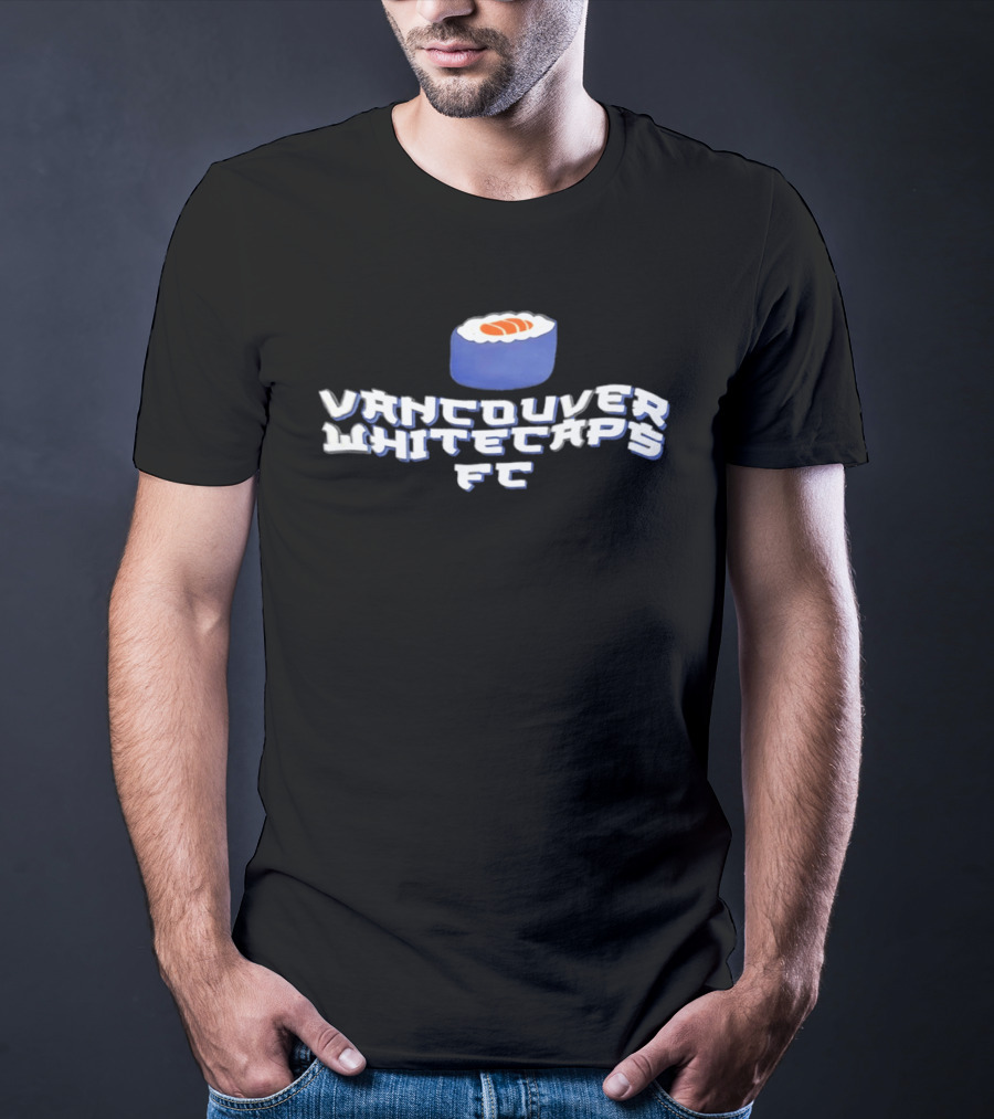 Vancouver Whitecaps FC Sushi Roll Soccer Fan T-Shirt