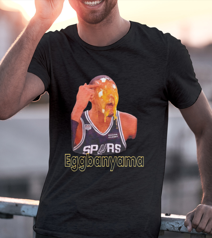 Eggbanyama Spurs Basketball Chaos Closet T-Shirt