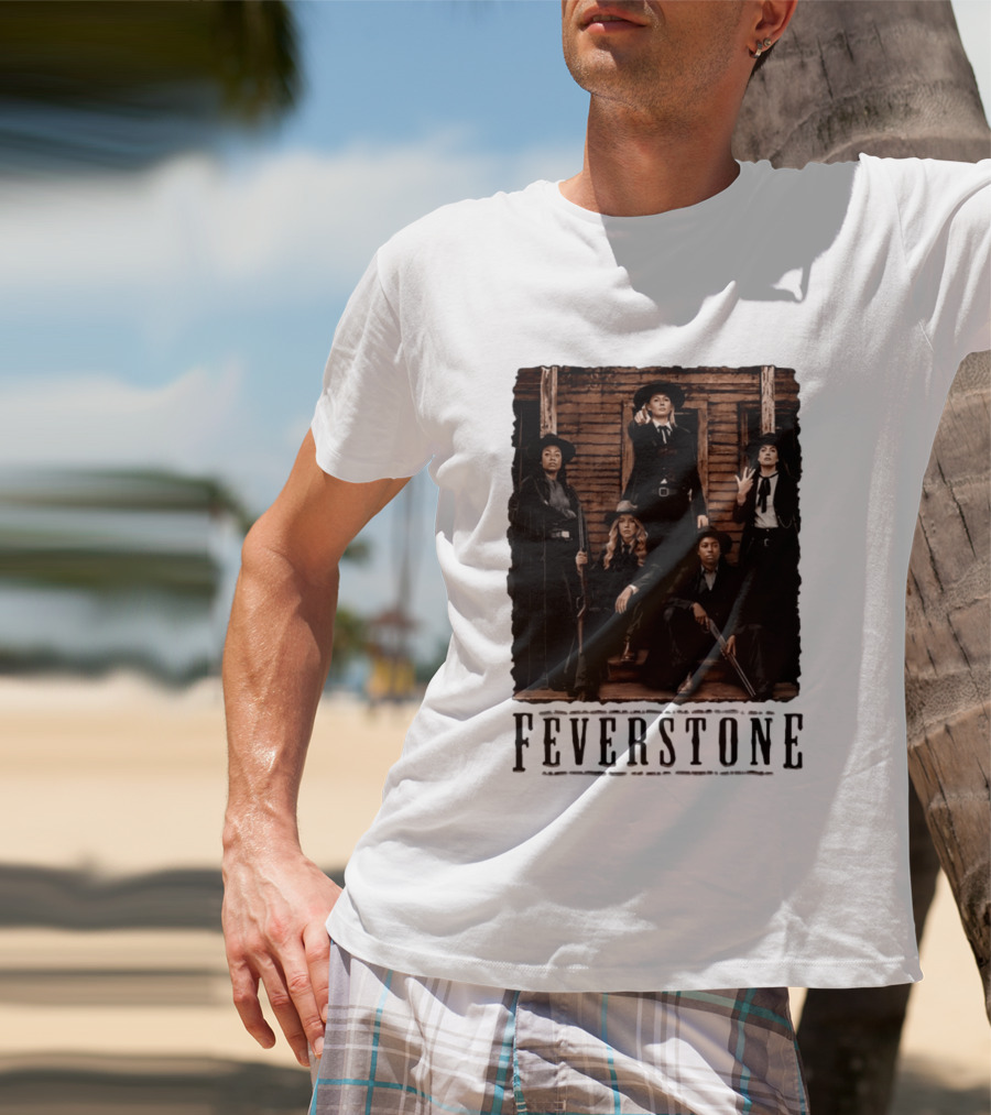 Feverstone Indiana Fever WNBA Basketball Team Western T-Shirt