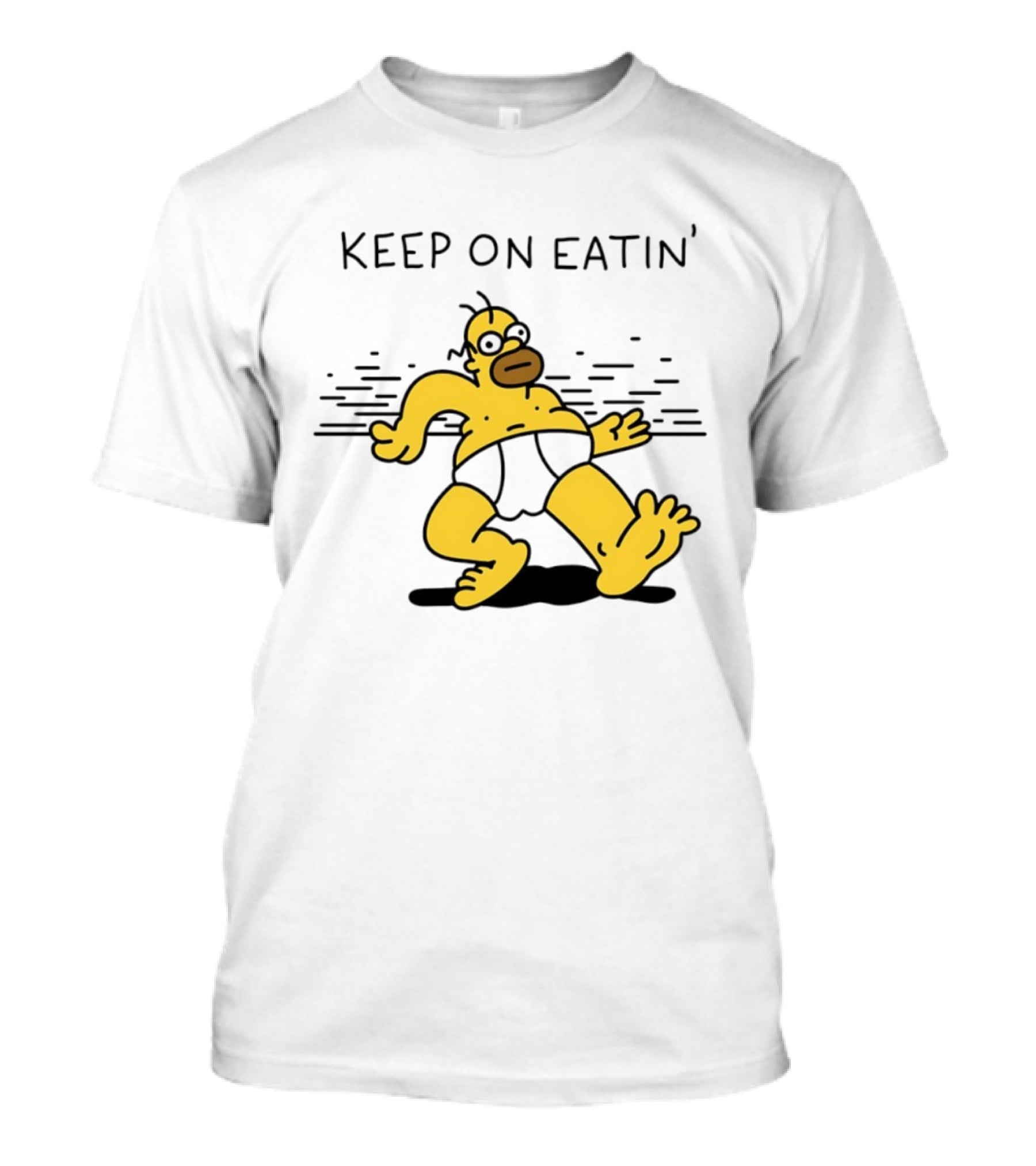 Homer Simpson Keep On Eatin' The Simpsons Walking T-Shirt