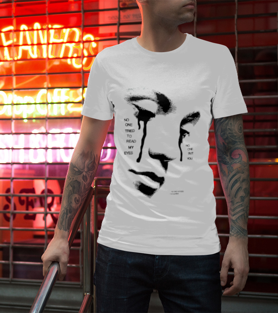 No One Tried To Read My Eyes The Marias Stylized Face T-Shirt