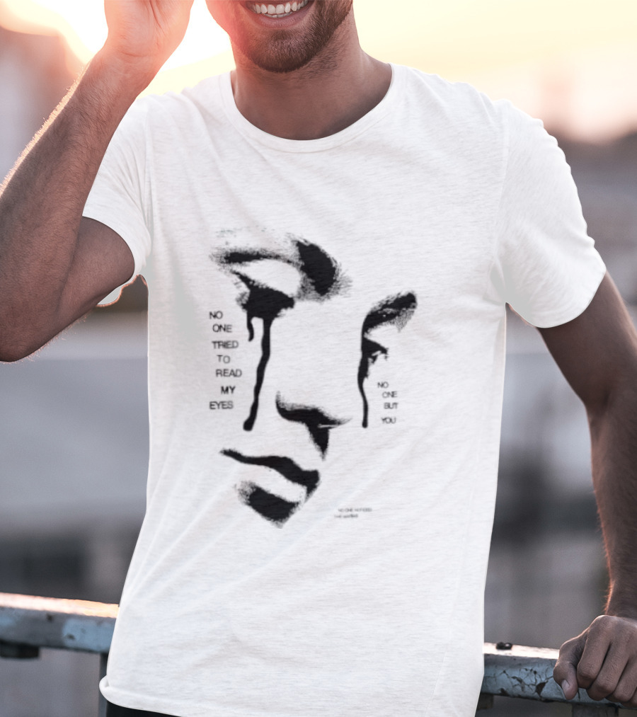 No One Tried To Read My Eyes The Marias Stylized Face T-Shirt