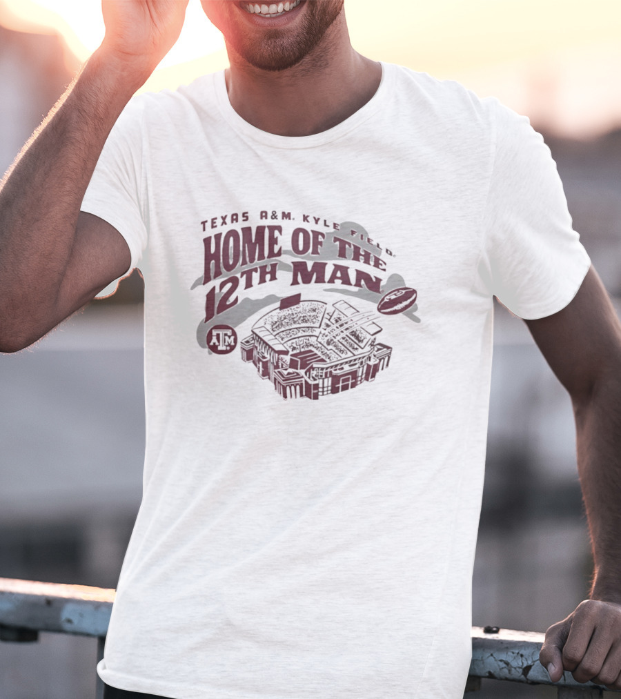 Texas A&M Kyle Field Home Of The 12th Man Stadium Football T-Shirt