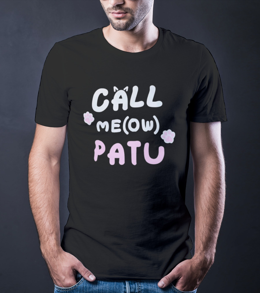 CALL ME(OW) PATU Cat Paw Prints T-Shirt