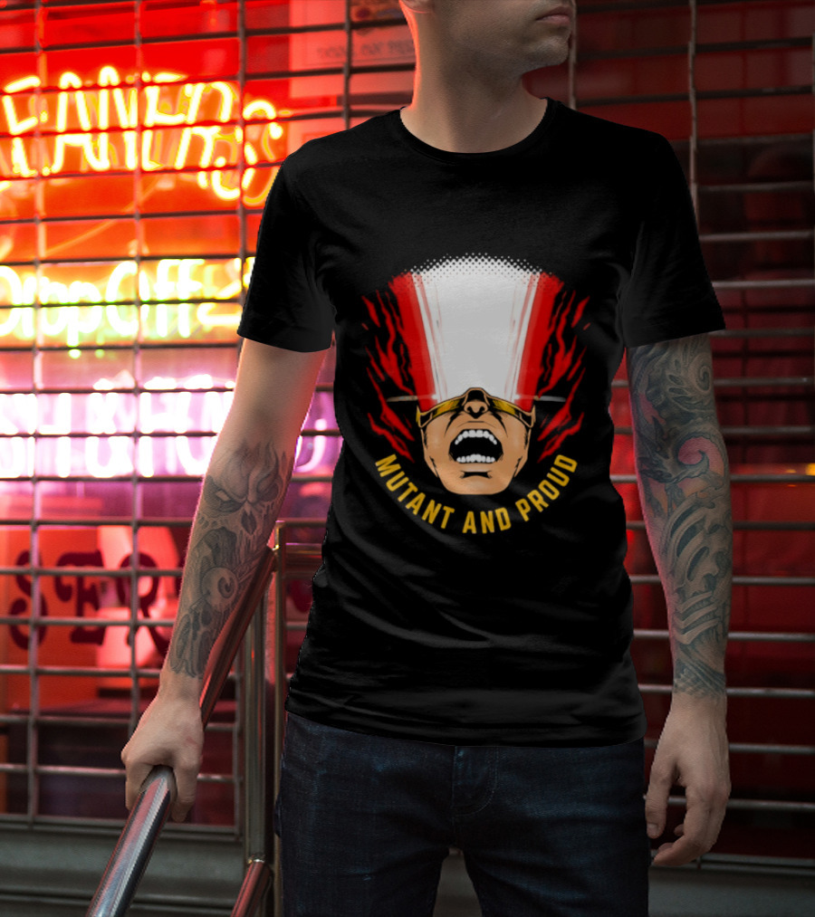 Cyclops Mutant And Proud X Men Marvel Eyebeams T-Shirt