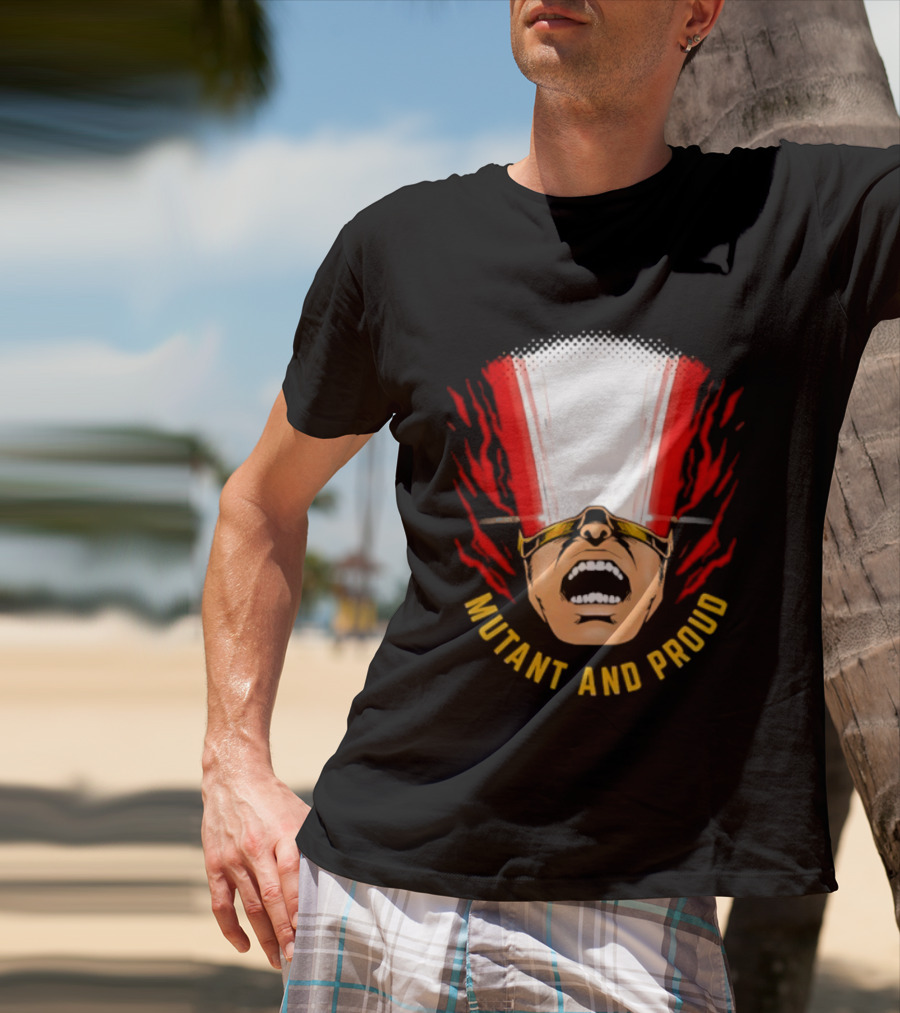 Cyclops Mutant And Proud X Men Marvel Eyebeams T-Shirt