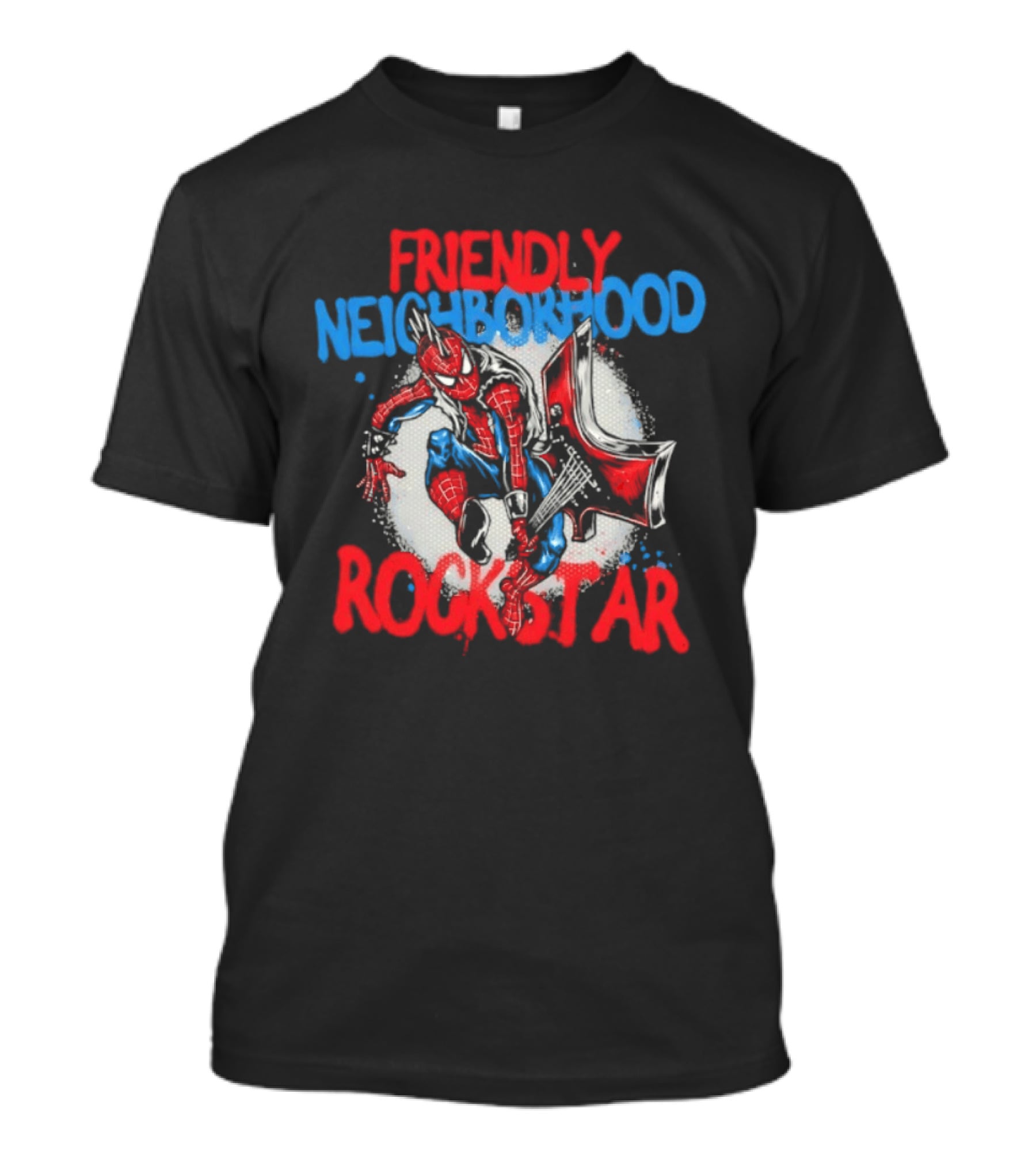 Friendly Neighborhood Rockstar Spider Man Marvel Comics T-Shirt