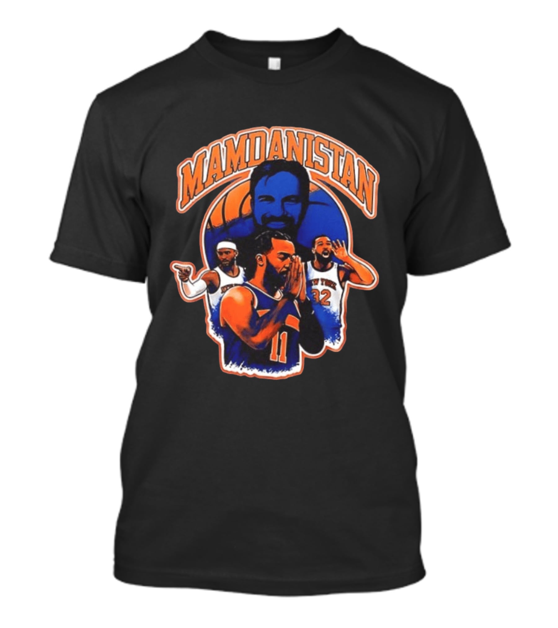 New York Knicks 2026 Mamdani MamdaniStan Basketball Team Players Zohran T-Shirt