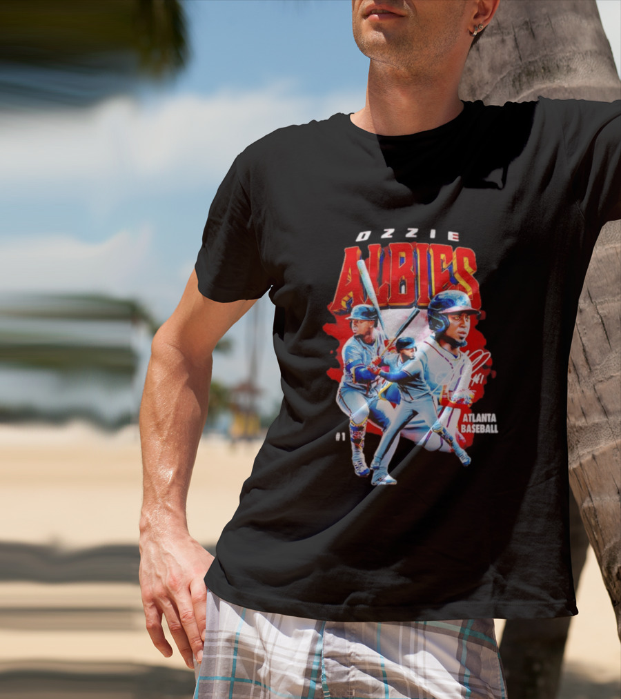 Ozzie Albies Atlanta Baseball 01 2026 MLB Collage T-Shirt