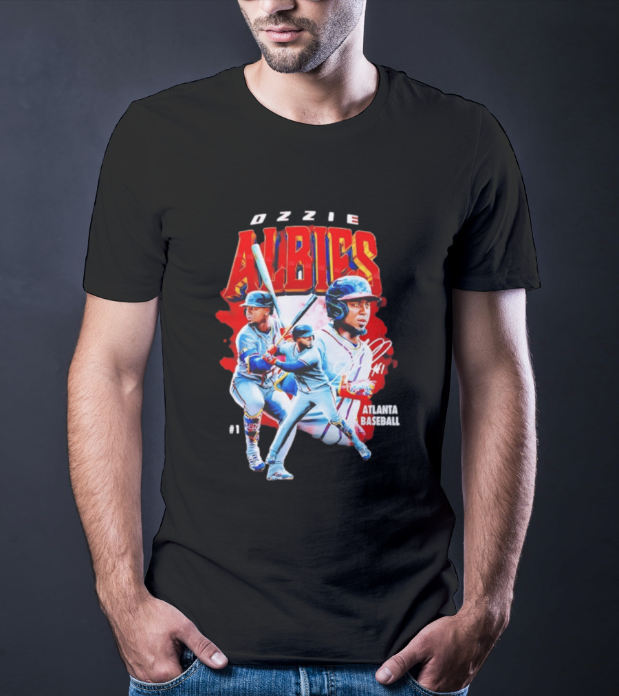 Ozzie Albies Atlanta Baseball 01 2026 MLB Collage T-Shirt