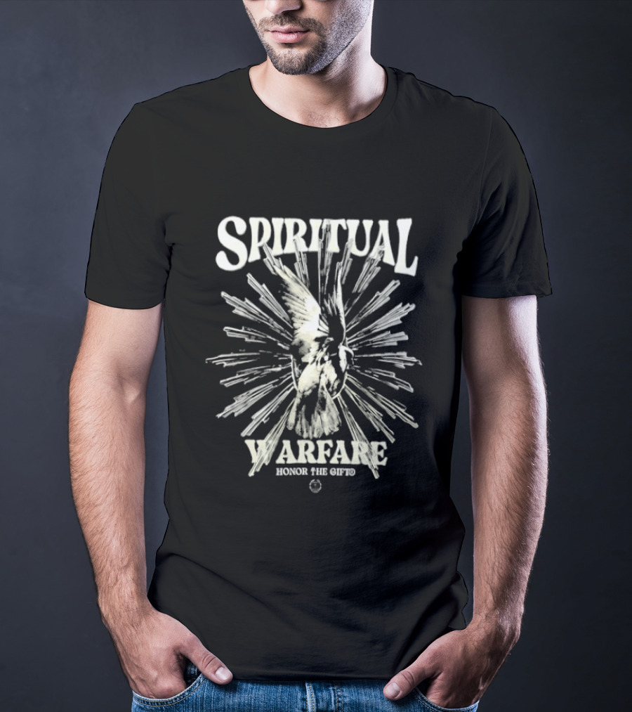 Spiritual Warfare Angelic Burst Honor The T-Shirt