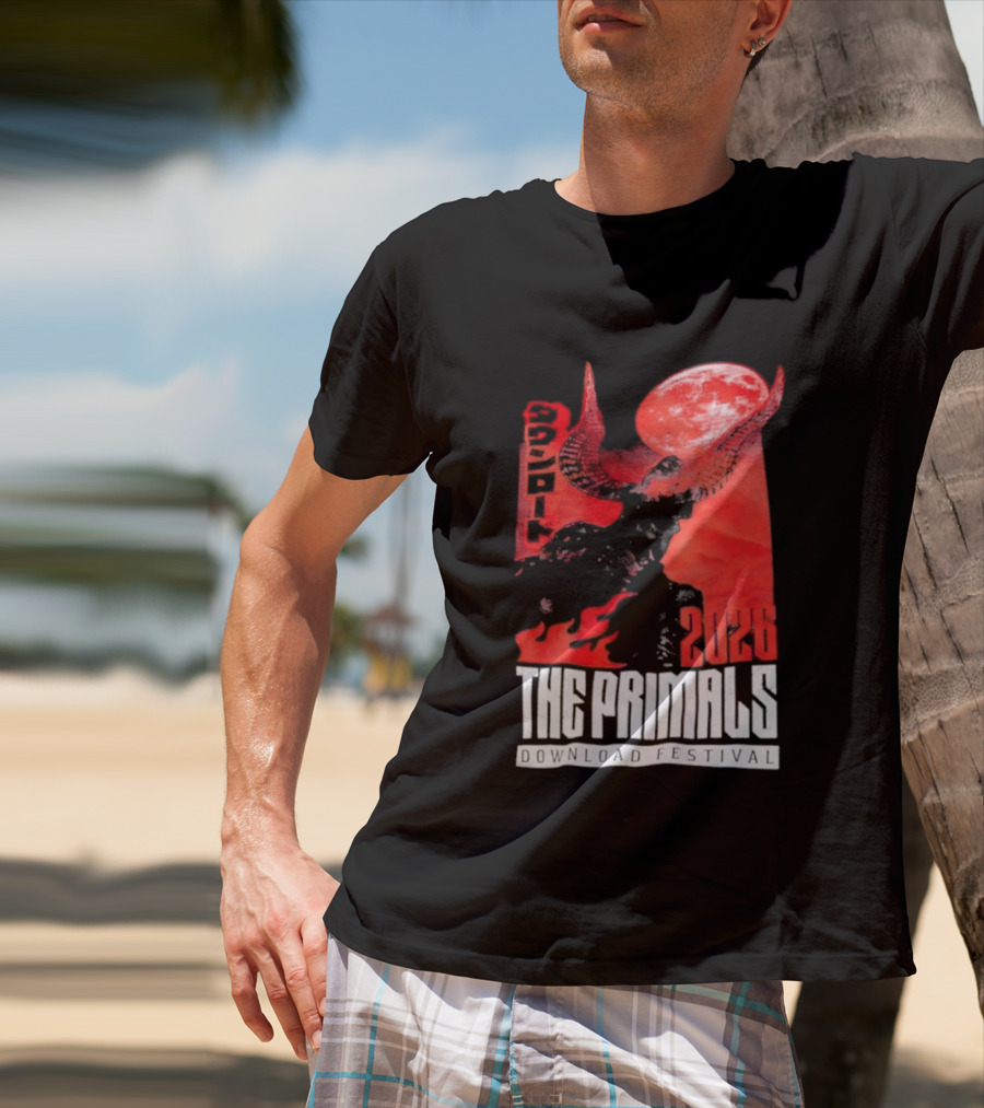 The Primals Download Festival 2026 Blood Moon 1312 Red Horns T-Shirt
