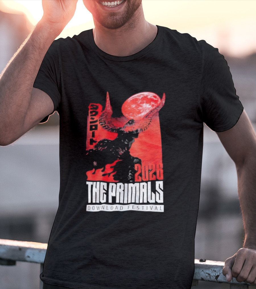 The Primals Download Festival 2026 Blood Moon 1312 Red Horns T-Shirt