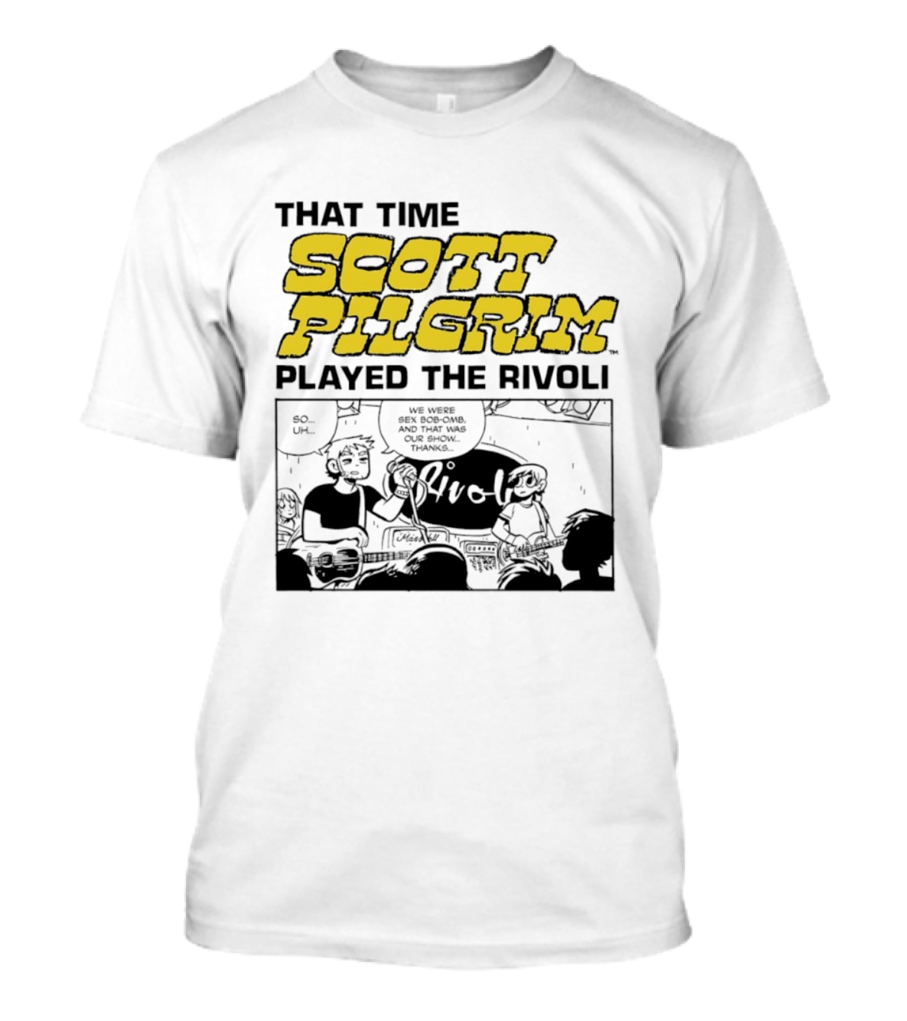 Scott Pilgrim Comic Strip That Time Played The Rivoli T-Shirt