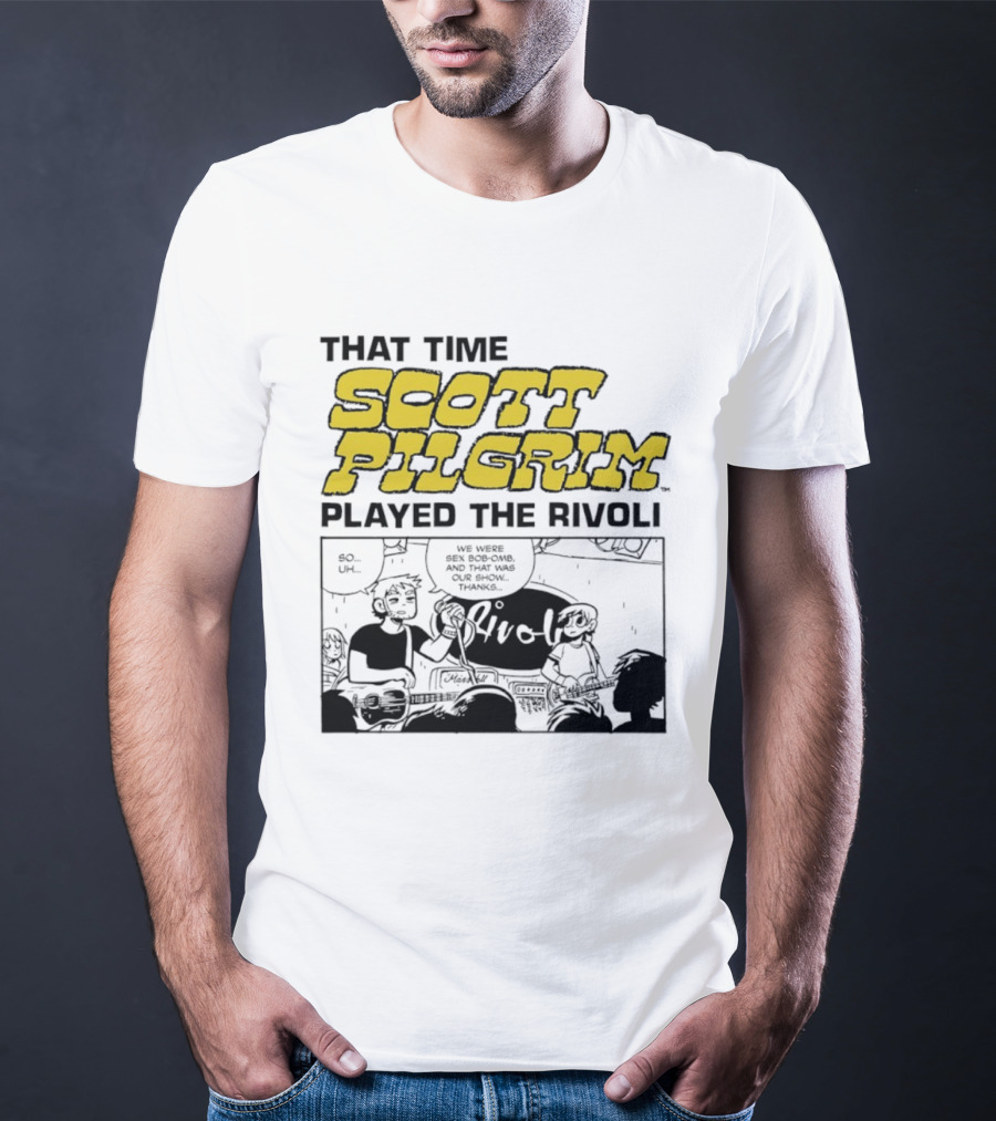 Scott Pilgrim Comic Strip That Time Played The Rivoli T-Shirt