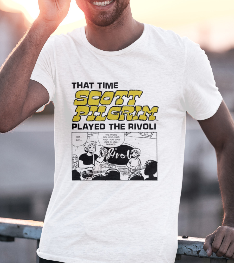 Scott Pilgrim Comic Strip That Time Played The Rivoli T-Shirt