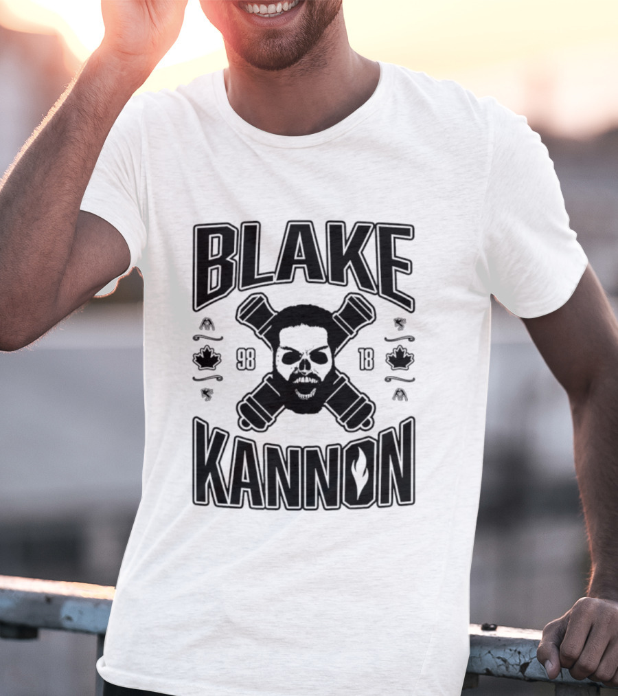 Blake Kannon 98 18 Skull Cannons Wrestling T-Shirt