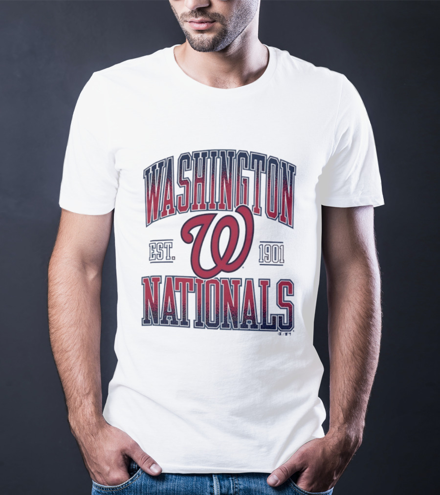 Washington Nationals Est 1901 MLB Baseball Vintage Red T-Shirt