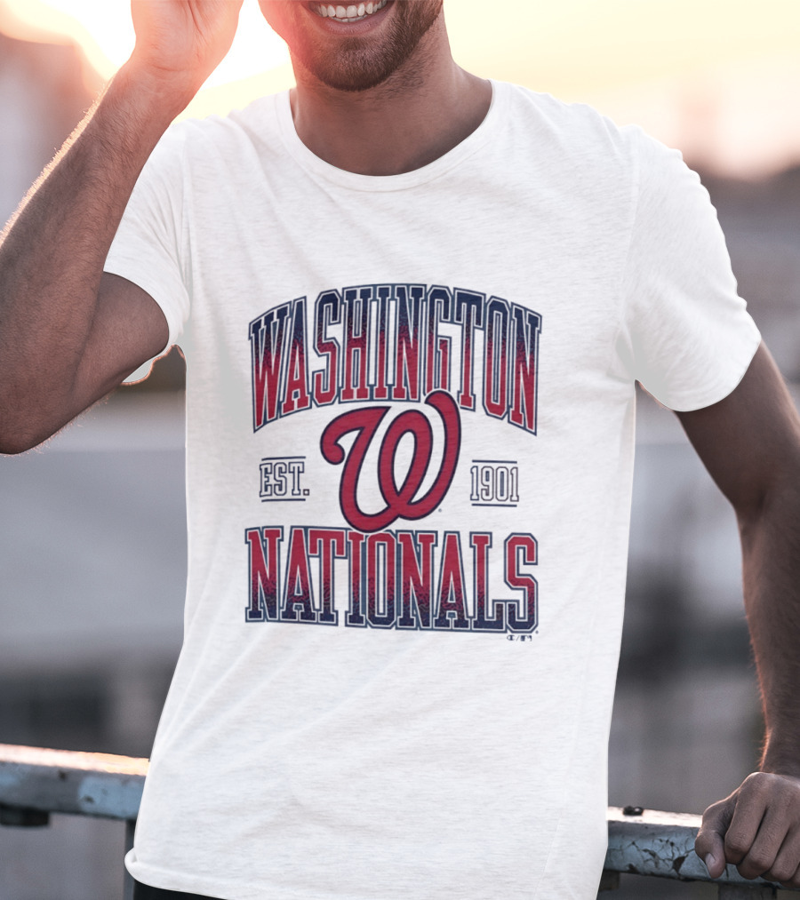 Washington Nationals Est 1901 MLB Baseball Vintage Red T-Shirt